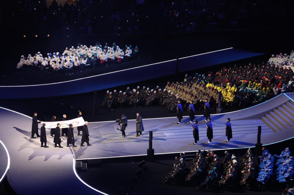olympic stadium of people